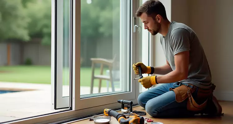 Squeaky Sliding Patio Doors in San Mateo, CA