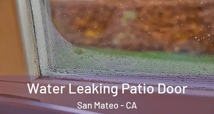  Water Leaking Patio Door San Mateo - CA